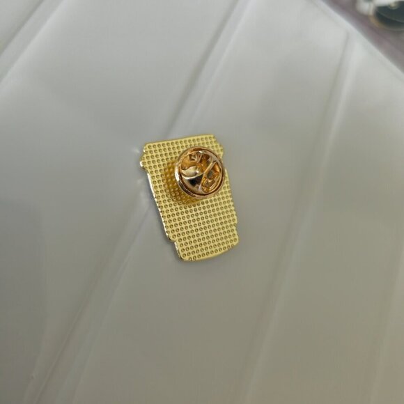 Coffee Cup Tumbler Enamel Pin Jewelry Brooches - Picture 2 of 4